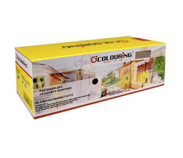 Картридж Colouring CG-CB435A/CB436A/712/713 (аналог Canon Cartridge 712, Canon 713, HP 35A (CB435A), HP 36A (CB436A))