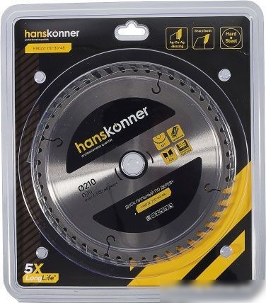 Пильный диск Hanskonner H9022-210-30-48