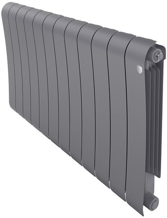 Биметаллический радиатор Royal Thermo Infinity 500 Silver Satin (12 секций)