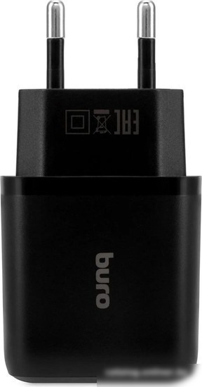 Сетевое зарядное Buro BUWH1 (черный)