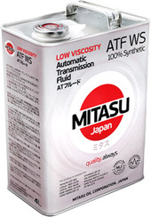 Трансмиссионное масло Mitasu MJ-325 LOW VISCOSITY ATF WS 100% Synthetic 4л