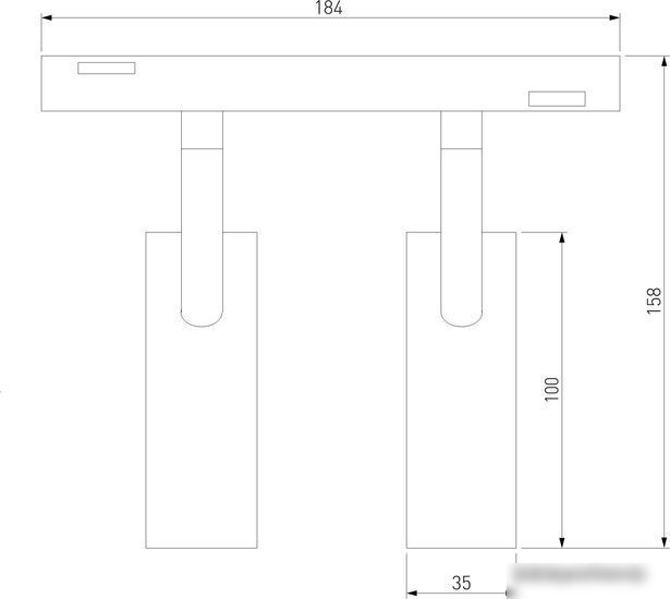 Трековый светильник Elektrostandard 85046/01 (черный)