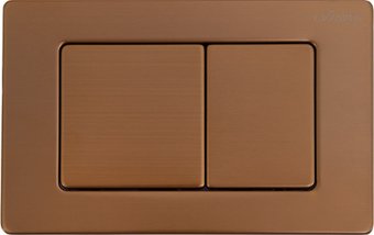 Панель смыва Cezares CZR-410C-BR (брашированное розовое золото)