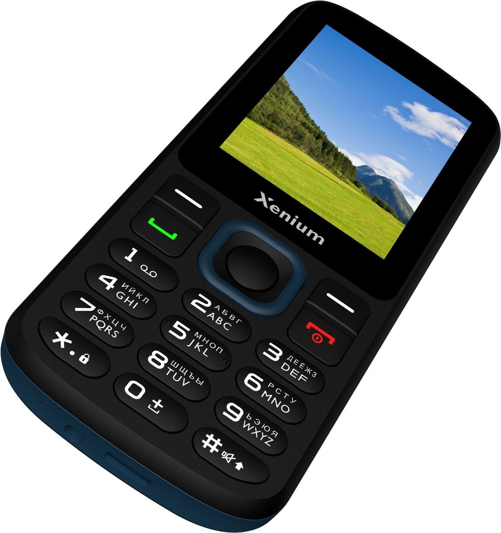 Кнопочный телефон Xenium L240 (черный)