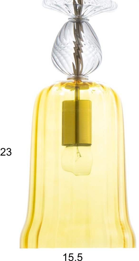 Подвесная люстра BayerLux Эстис 9254682 (желтый)