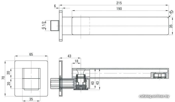 Излив Deante Cascada NAC 084K
