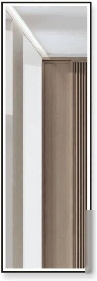 Зеркало Алмаз-Люкс Sumatra black 15050d2-6 150х50 см (холодный свет)