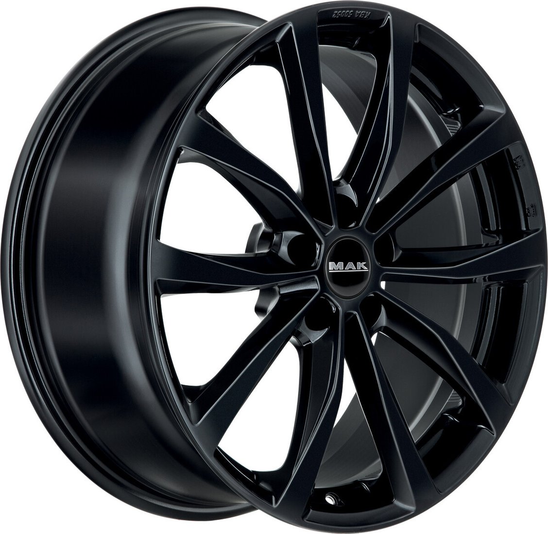 Литые диски MAK Wolf 19x8" 5x112мм DIA 66.45мм ET 39мм Gloss Black