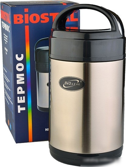 Термос для еды BIOSTAL NR-1800 Stainless Steel