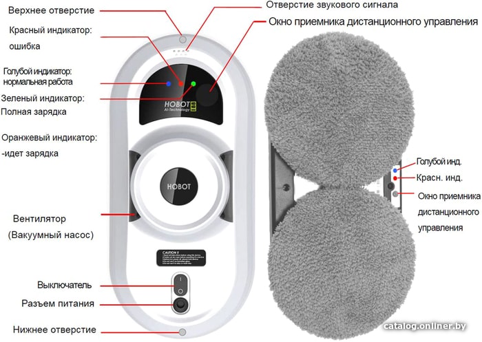Робот для мытья окон Hobot 388 Ultrasonic