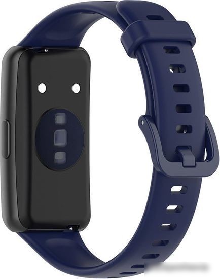 Ремешок Rumi силиконовый для Huawei Band 7 (темно-синий)