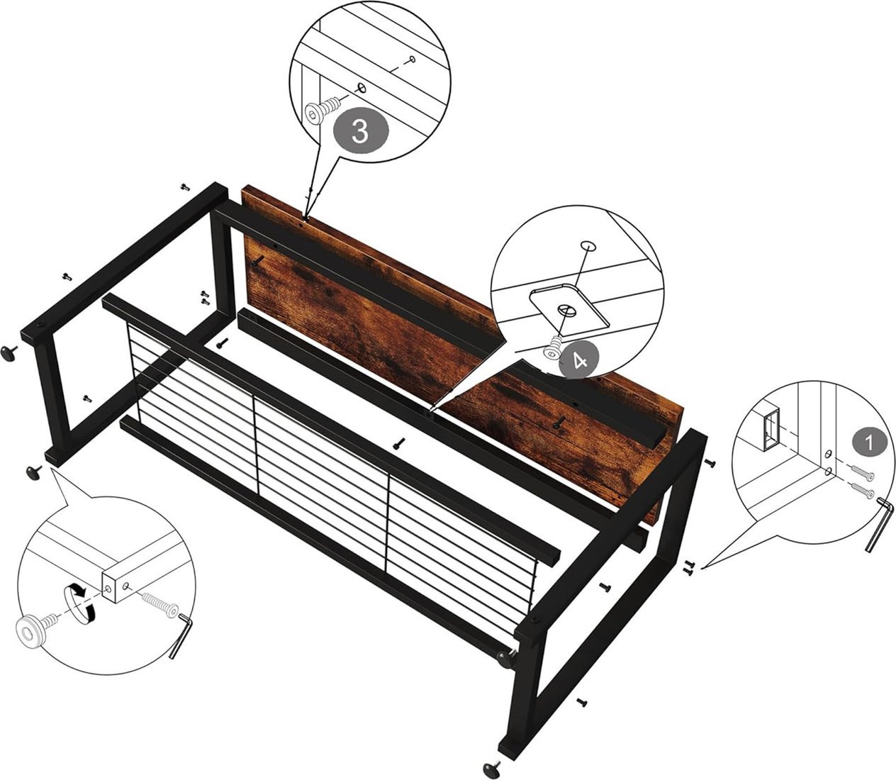 Полка для обуви Merry Bear Home Decor Лофт MX-XD572