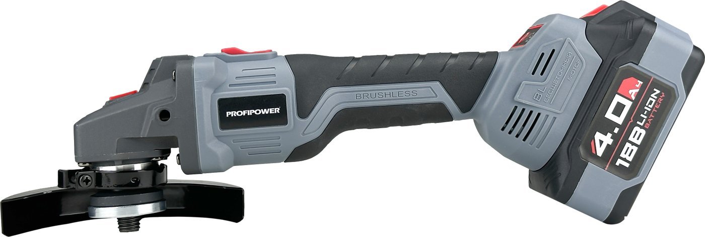 Угловая шлифмашина Profipower MKDGA-18V (с 2-мя АКБ, кейс)