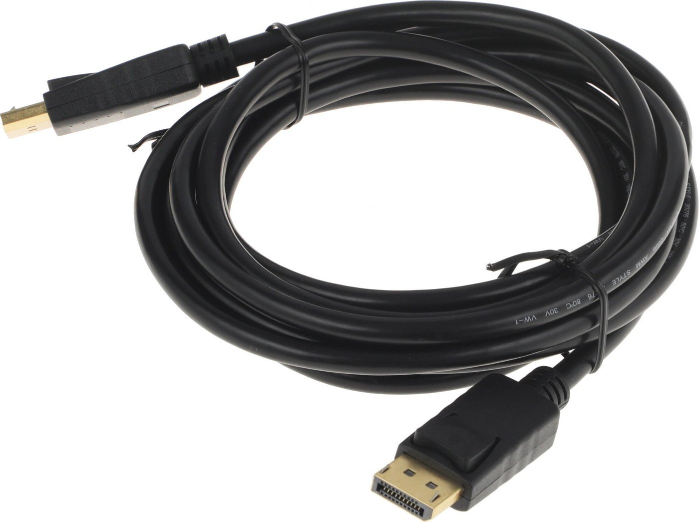 Кабель Buro BU-DP-V1.2-3M DisplayPort - DisplayPort (3м, черный)