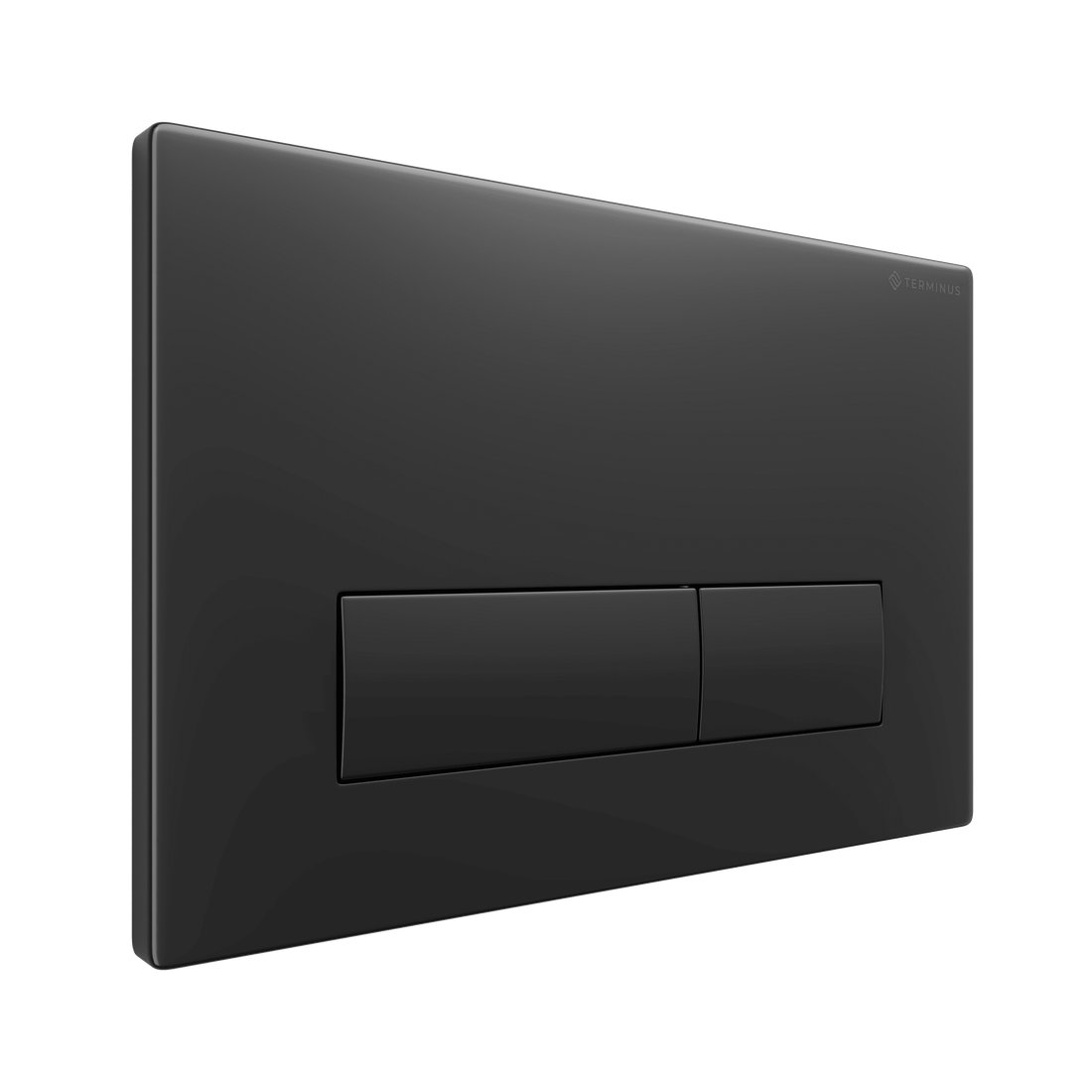 Панель смыва MebelVann Classic Прямоугольник 72K24x16B (черный матовый)