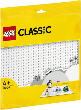 Набор деталей LEGO Classic 11026 Белая базовая пластина
