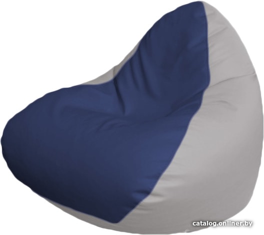 Кресло-мешок Flagman Relax Медиум Р2.3-107 (синий/белый) Кресло-мешок Flagman Relax Медиум Р2.3-107 (синий/белый)