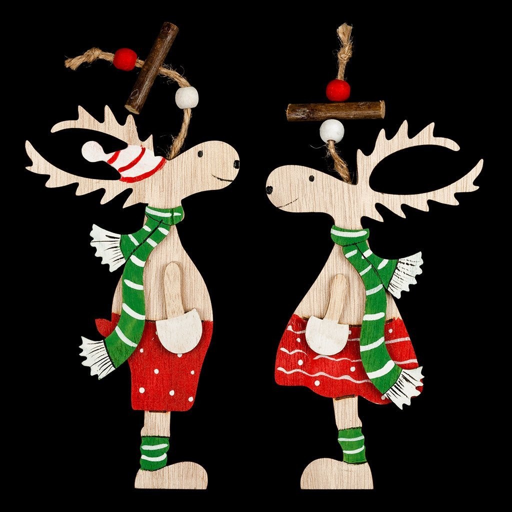 Елочная игрушка Erich Krause Decor Олень в шарфе 47741