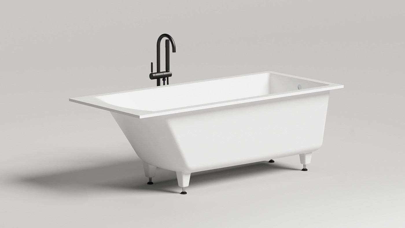 Ванна Salini Cascata 170x75 104113G (S-Sense, матовый)