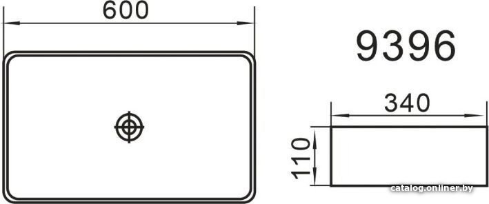 Умывальник Axus 60 9396