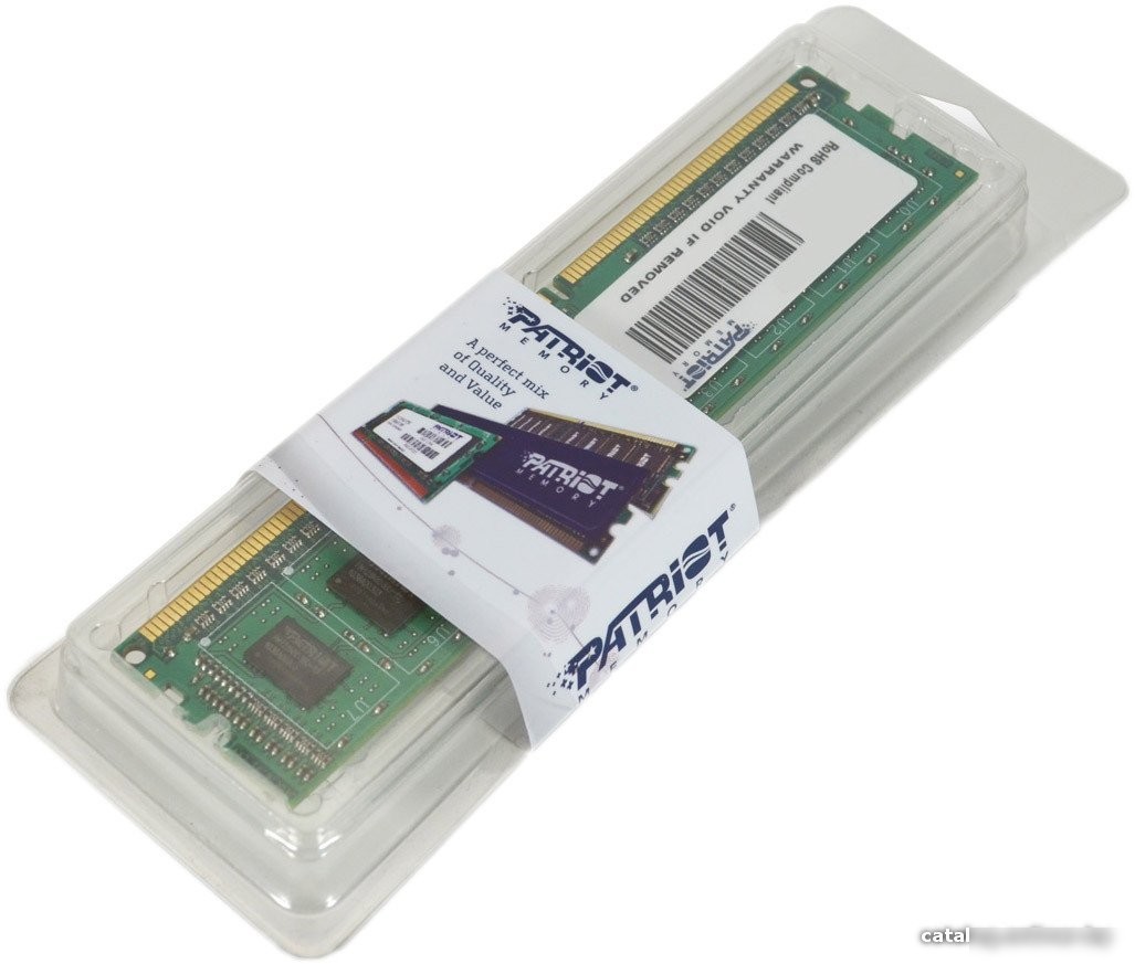 Оперативная память Patriot Signature 8GB DDR3 PC3-12800 (PSD38G16002)