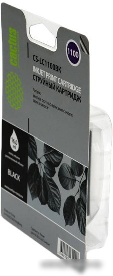 Картридж CACTUS CS-LC1100BK (аналог Brother LC1100BK)