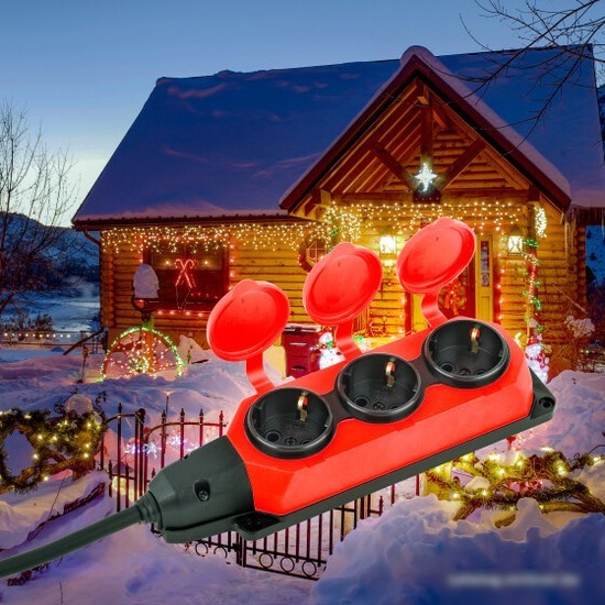Удлинитель ЭРА UK-3e-3x1.5-40m-IP44(KG) Б0057583