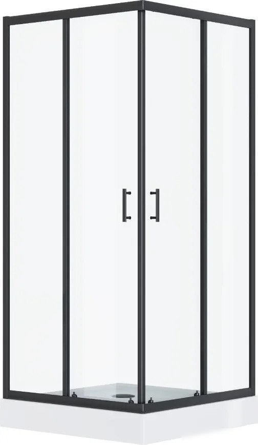 Душевой уголок Santek Вэлия 80х80 1.WH50.1.788 (черный)