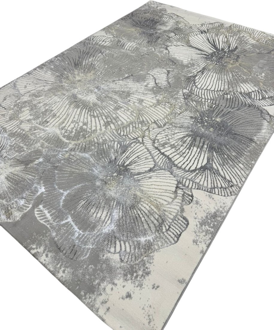 Ковер для жилой комнаты Radjab Carpet Амальфи Прямоугольник A5777A (3x4, L.Grey/Cream)