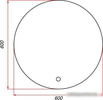 ЗОВ Зеркало 202-60 ZP202LED60