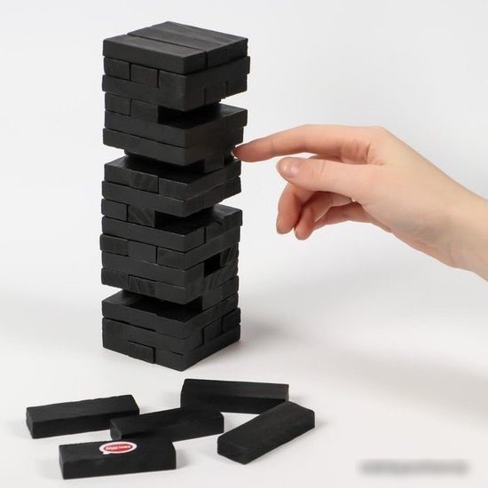Карточная игра Лас Играс Падающая башня. Подставь соседа 5361444