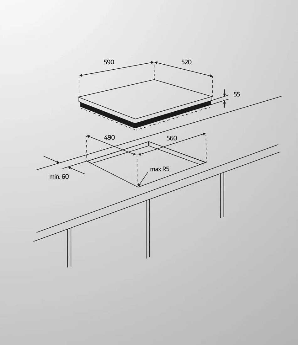Варочная панель Simfer H60V41M525