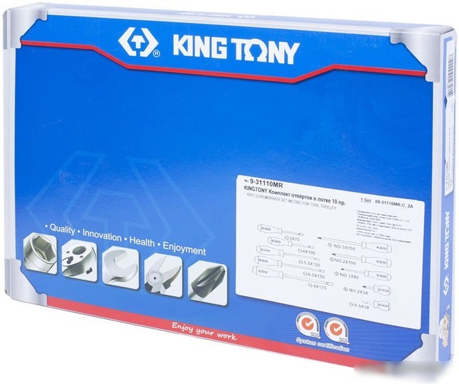 Набор отверток King Tony 9-31110MR (10 предметов)