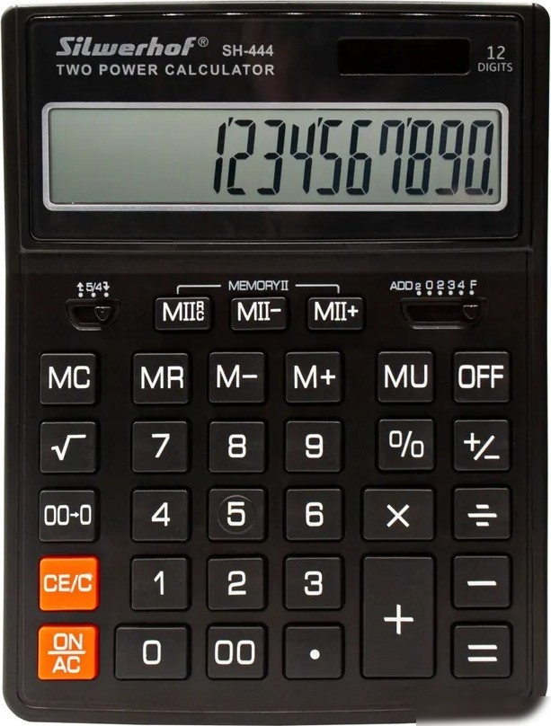 Бухгалтерский калькулятор Silwerhof SH-444