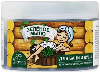 Косметика по уходу за телом Floresan Мыло натуральное таежное зеленое 450 г