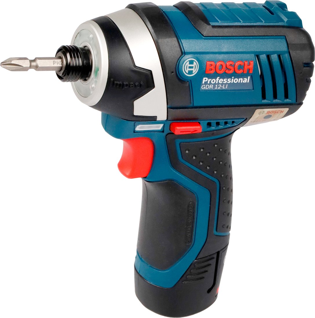 Винтоверт Bosch GDR 12-LI Professional 06019A6984 (с 2-мя АКБ, кейс)