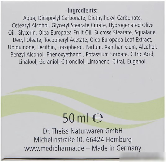 Medipharma cosmetics Крем для лица Olivenol Vitalfrisch дневной против морщин (50 мл)