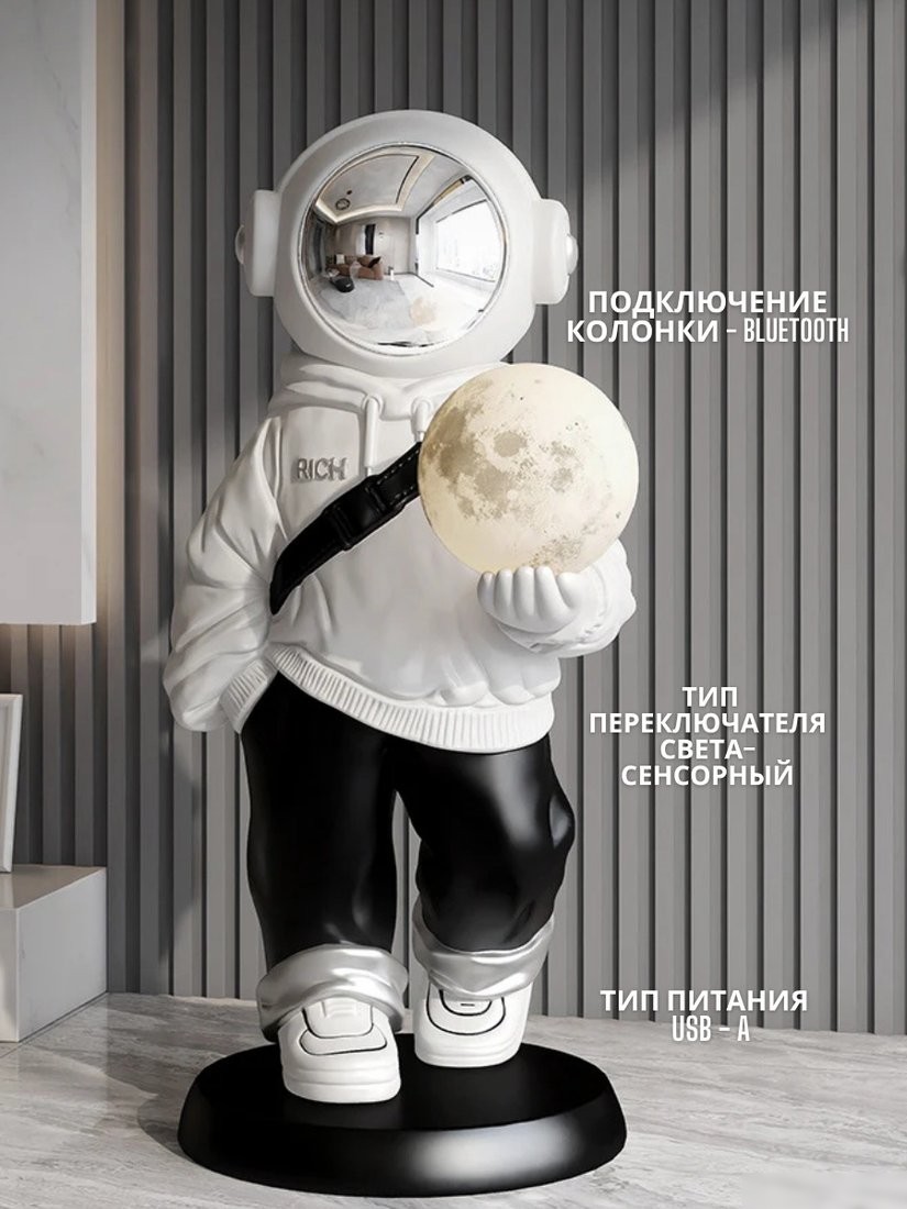 Ночник Merry Bear Home Decor Мальчик Астронавт на Луне 20169237