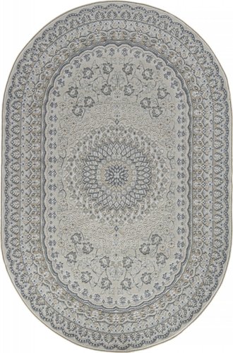 Ковер для жилой комнаты Merinos Cuba F399-OVAL-BEIGE (1х2)