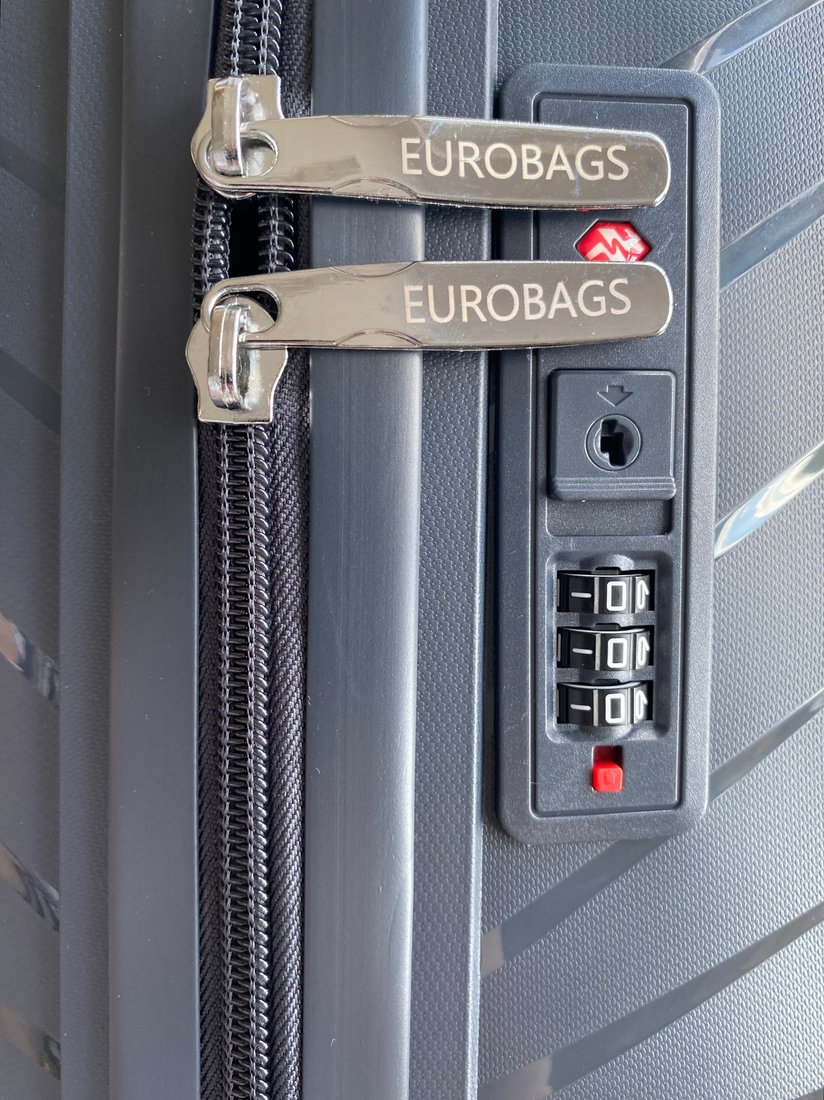 Чемодан-спиннер Eurobags PP-N99 (М, графитовый)