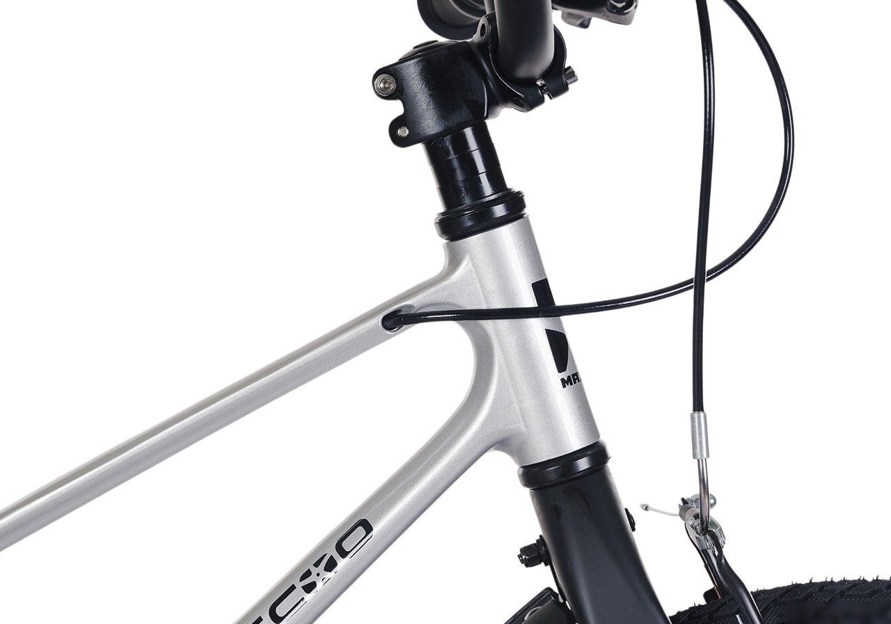 Детский велосипед Maxiscoo Shark Sport 18 2025 MSC-SH1842 (серый жемчуг, разобранный)