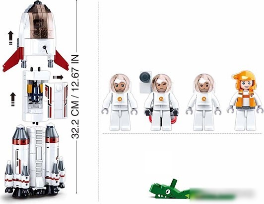 Конструктор Sluban Космос M38-B0925 Saturnus Expedition Rocket