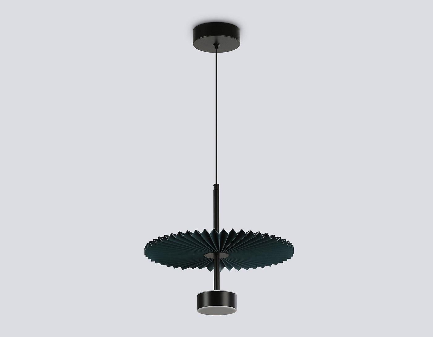 Подвесная люстра Ambrella LH72605 BK/DB (черный/синий)