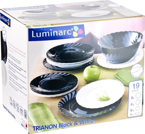 Набор тарелок Luminarc Trianon G8733 (19 шт)