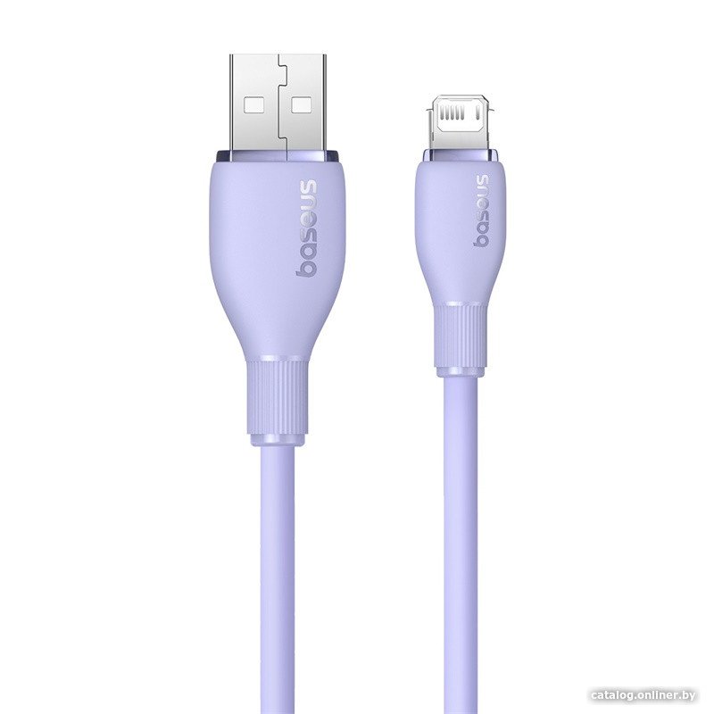 Кабель Baseus Pudding Series Fast Charging Cable 2.4A USB Type-A - Lightning (2 м, фиолетовый)