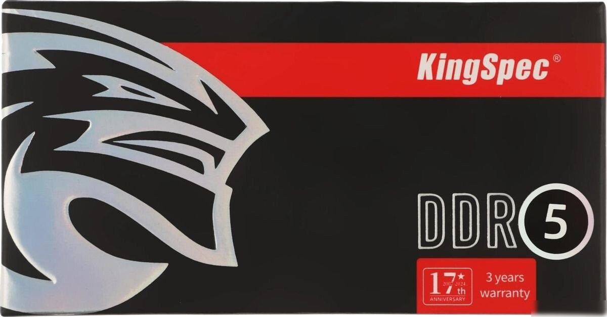 Оперативная память KingSpec 16ГБ DDR5 SODIMM 5600 МГц KS5600D5N11016G