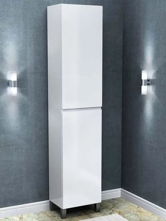 Vela Шкаф-пенал Vela Мира 40НБК (бельевая корзина) петли левые RS633489
