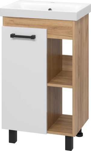 Misty Тумба с умывальником Крафт 50 П-Кра-07050-011+UM-MOD50SL/1