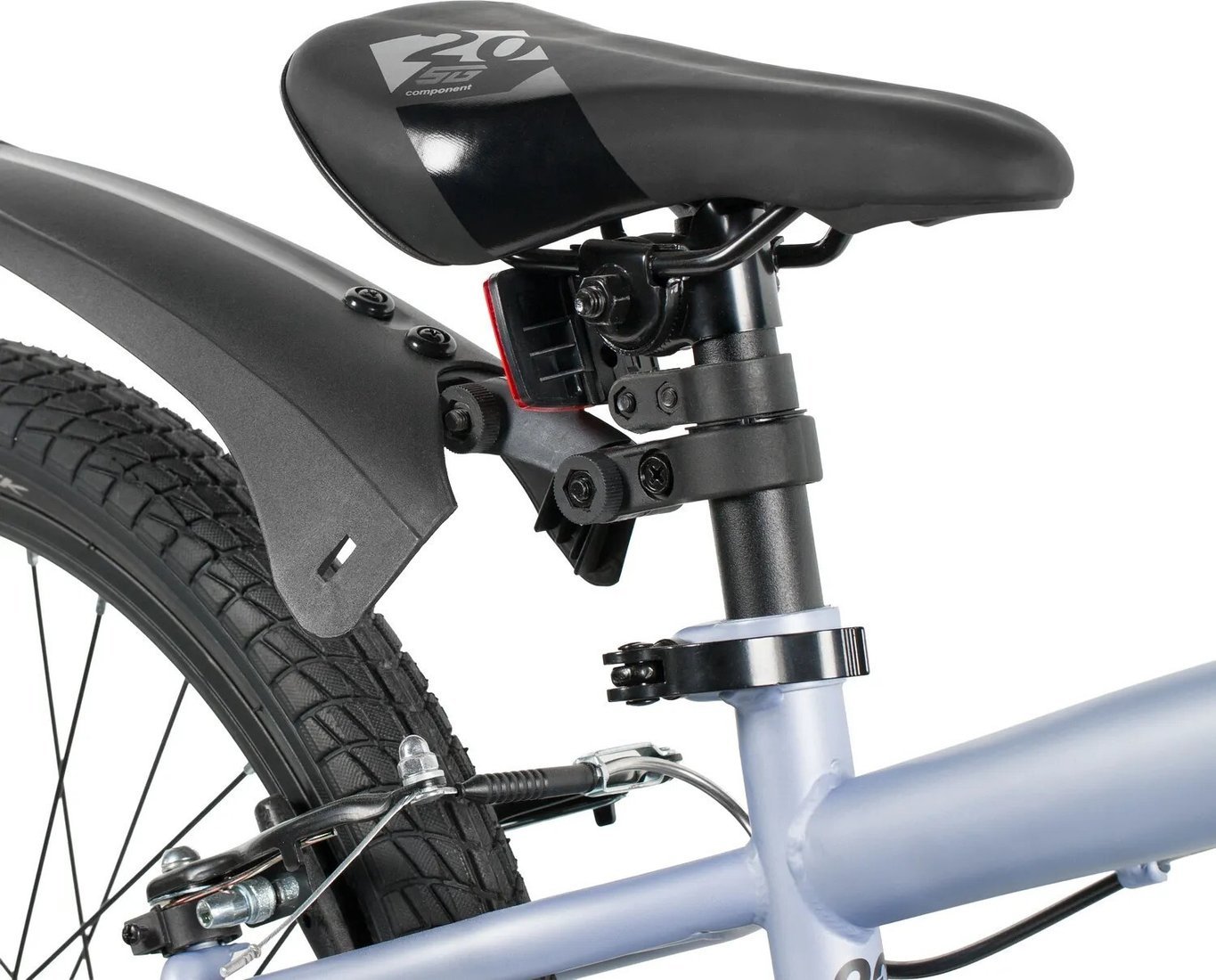 Детский велосипед Novatrack Racer 20 20SH6V.RACER.GR6 (серый)