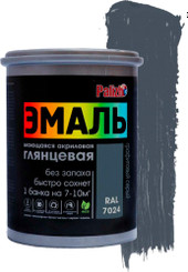 Эмаль Palizh Глянцевая 1 кг (графитовый серый)